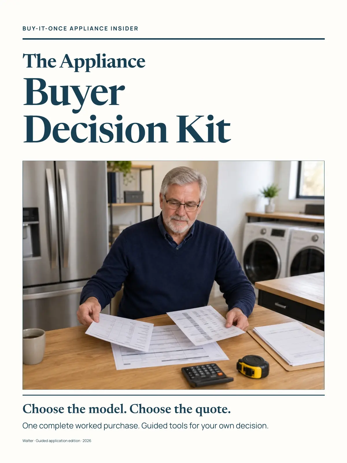 The Appliance Buyer Decision Kit cover
