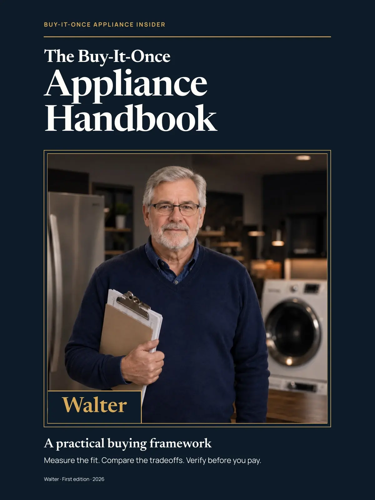 The Buy-It-Once Appliance Handbook cover