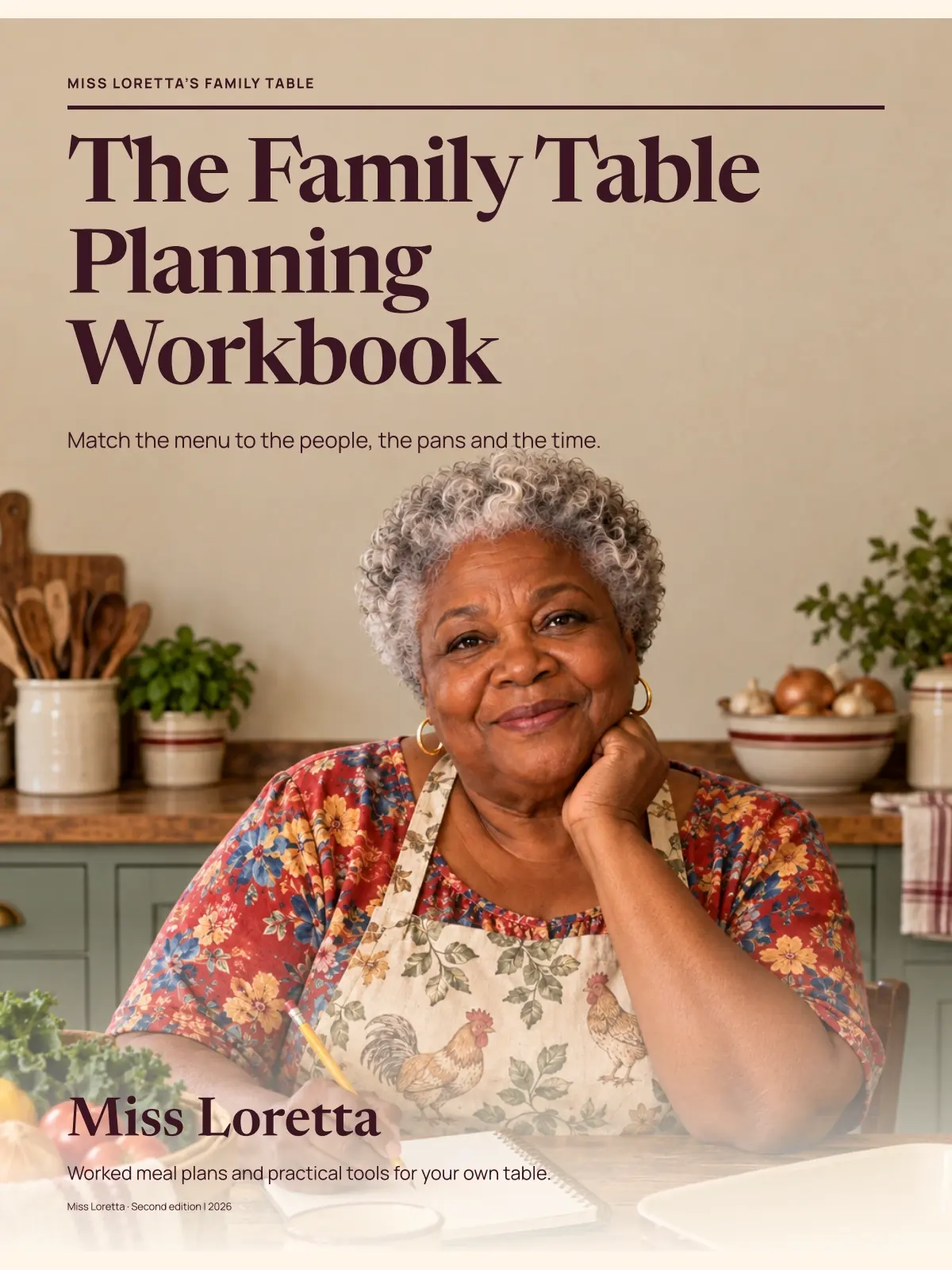 The Family Table Planning Workbook cover